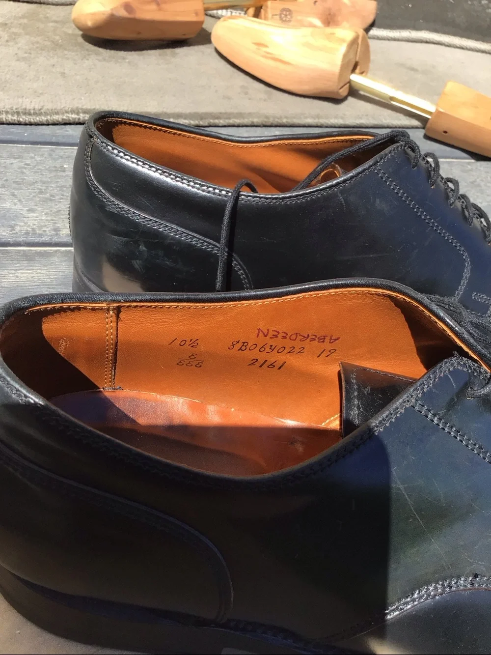 Alden Shell Cordovan used conditions 10.5/3xwide